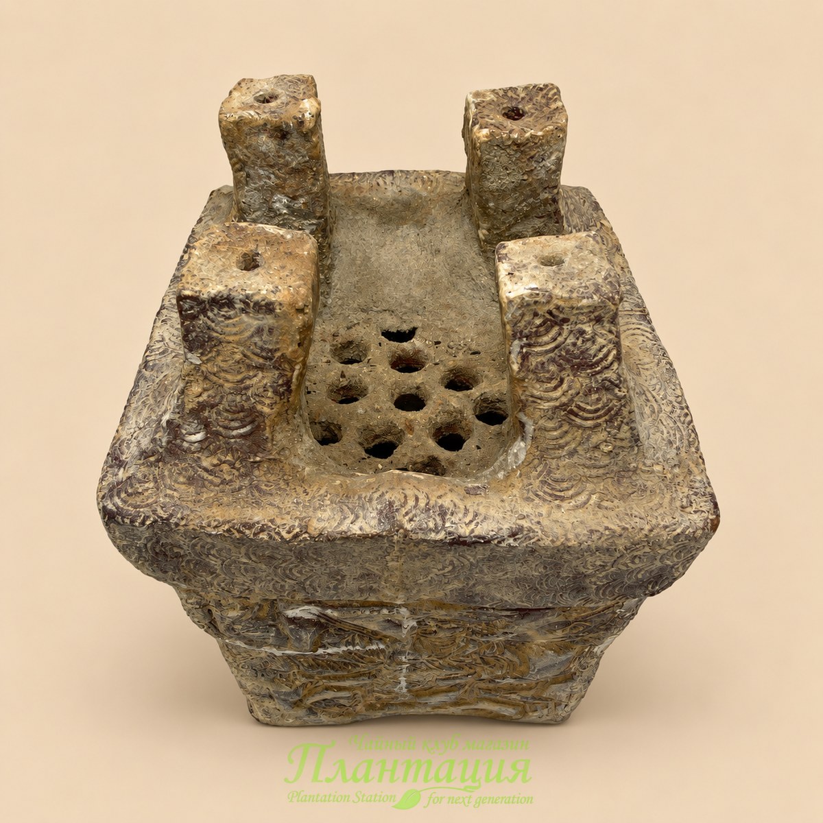 Угольная Печь для Кипячения Воды Наездник