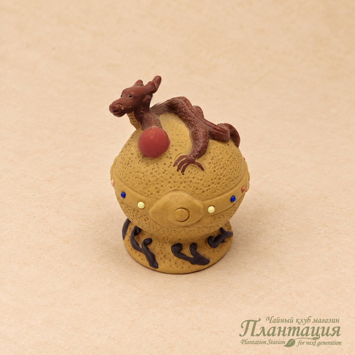 Фигурка Сокровища Дракона, глина