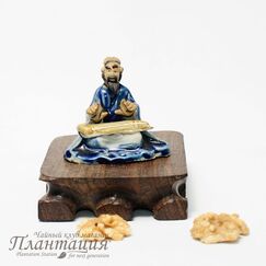 Фигурка Игра на гуцине, керамика, глазурь