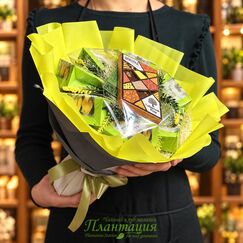 Букет из Чая и Сладостей Праздничный