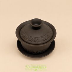 Гайвань с Узором 150 мл, темная глина