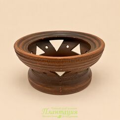 Подставка под чайник "Камин", глина