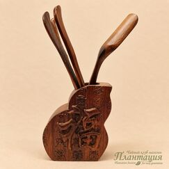 Набор Чайных Инструментов Хулу, полисандр