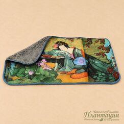 Чайное Полотенце Красавица 35х17,5 см, хлопок, лен
