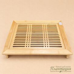 Чабань Резная 37х27х7,5 см, бамбук