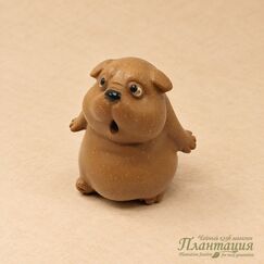 Фигурка Пес в Шоке, исинская глина