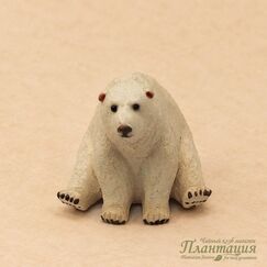 Фигурка Полярный Мишка, глина