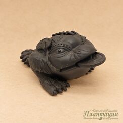 Фигурка Благородная Трехлапая жаба, глина