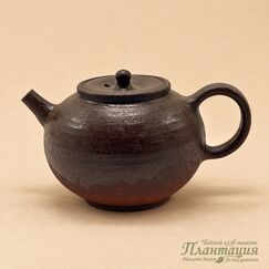 Чайник из Драконьей Печи 235 мл, керамика дровяного обжига из печи Гу Лун Яо