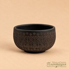Пиала Резные Цветочки, цзяньшуйская глина