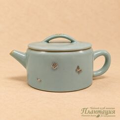 Чайник Серебряшки 160 мл, керамика жу яо, серебро