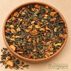 Яблоко-Корица, зеленый чай