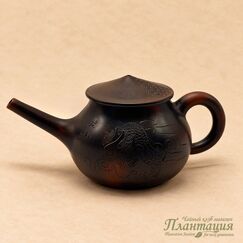 Чайник с Длинным Носиком, цзяньшуйская глина