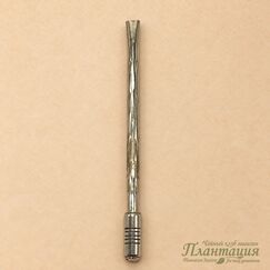 Бомбилья Круглая с Прорезями, никелированная бронза