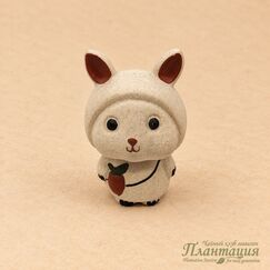 Фигурка Кролик Модник, керамика
