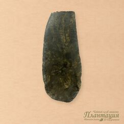 Подставка, зеленый камень