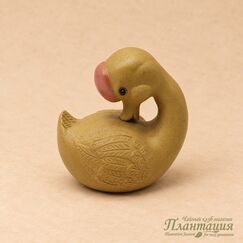 Фигурка Влюблённая Уточка, глина