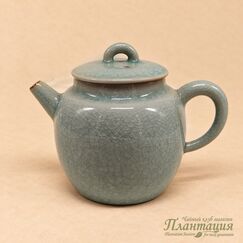 Чайник Голубой Лед 205 мл, керамика, селадон