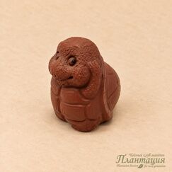 Фигурка Черепашка не Слышит Зла, исинская глина