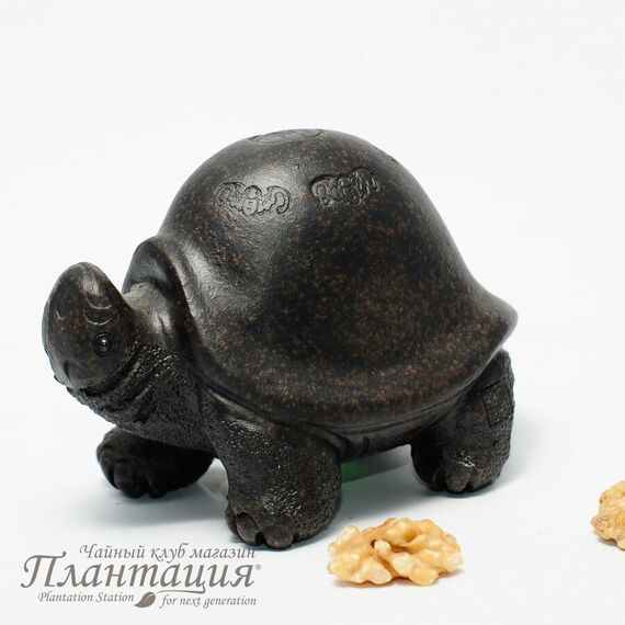 Фигурка Большая Черная Черепаха, глина