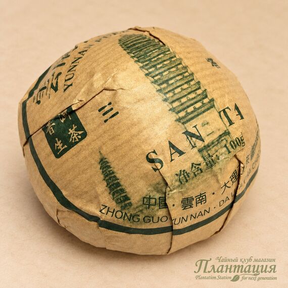 Шэн Пуэр фаб. Саньта, точа 100 гр