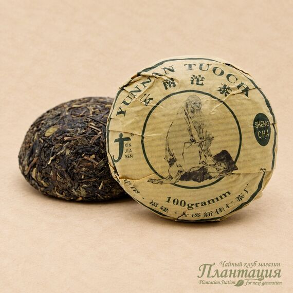 Шэн Пуэр фаб. Синь Цзя Жень, точа 100 гр