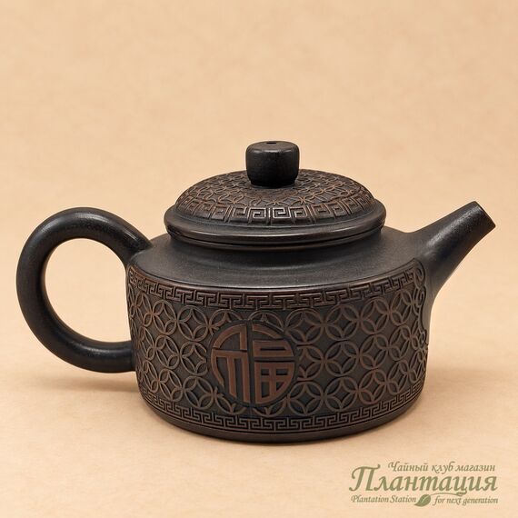 Чайник Орнамент, цзяньшуйская глина