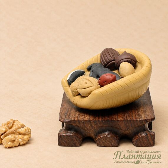 Фигурка 8 Сокровищ Китая, исинская глина