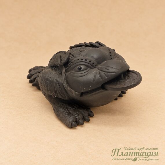 Фигурка Благородная Трехлапая жаба, глина