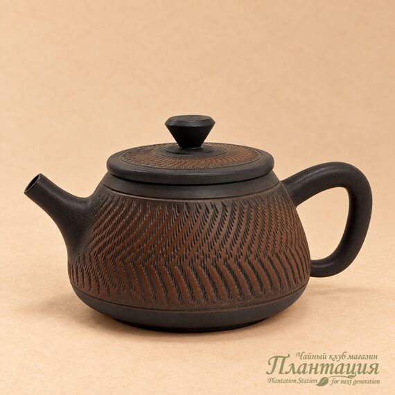 Чайник Искусная Плетенка, цзяньшуйская глина