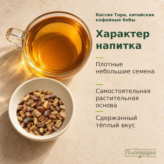 Кассия Тора, китайские кофейные бобы — Характер напитка