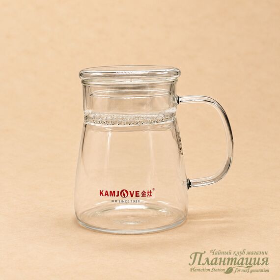 Кружка с ситом Kamjove TP-601, 300 мл, стекло