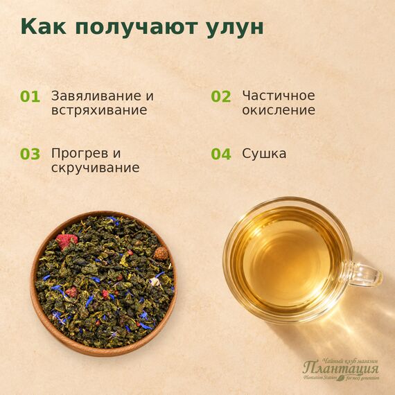 Улун Малина — Технология производства