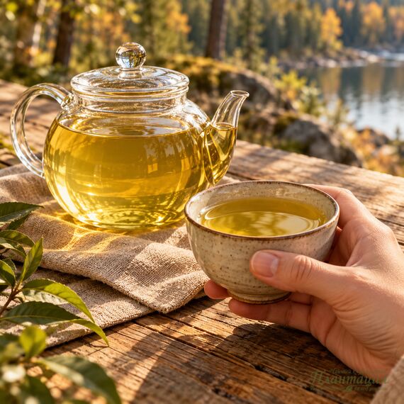 Сенча Молочная, зеленый чай — Чаепитие