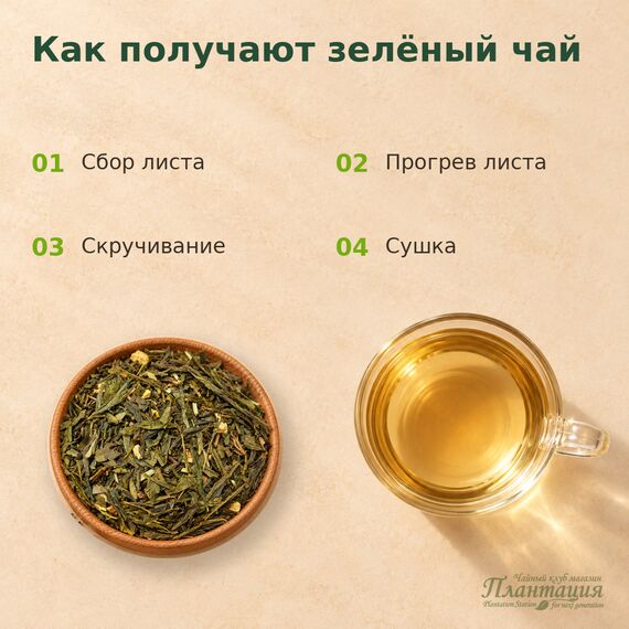 Имбирный, зеленый чай — Технология производства