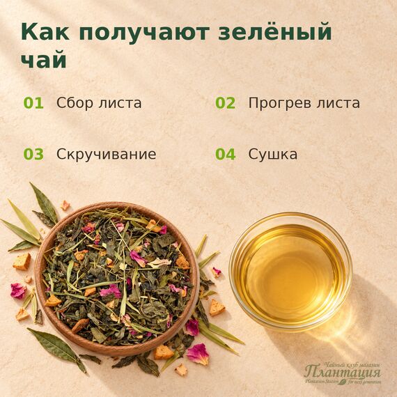 Свежесть Бамбука, зеленый чай — Технология производства