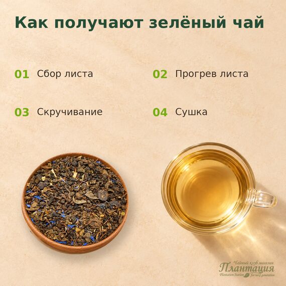 Черника в Йогурте, зеленый чай — Технология производства