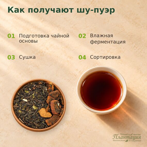 Шу Пуэр Земляничный — Технология производства